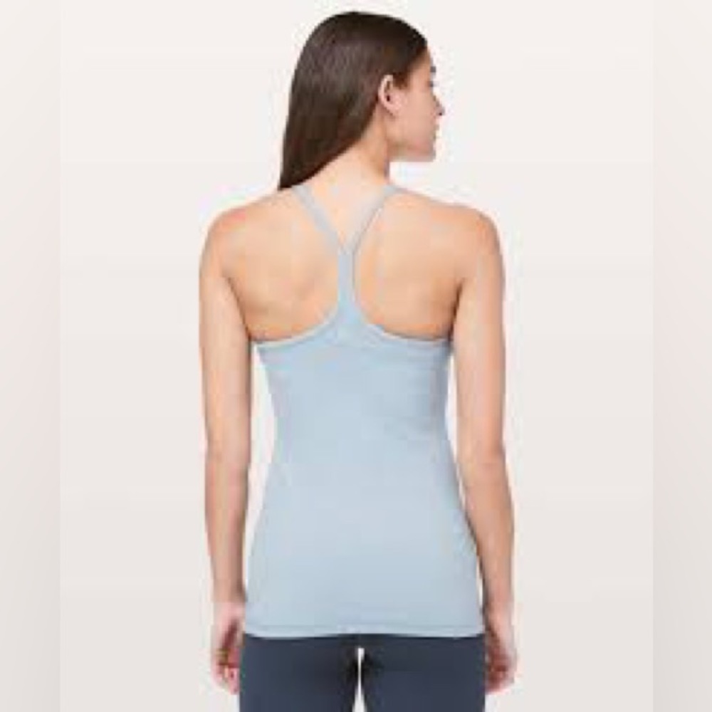LuLuLemon Power Y Tank - Azure Blue
